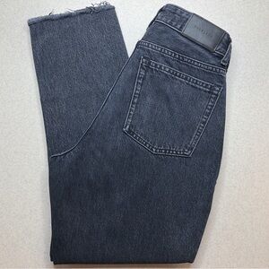 Everlane Curvy 90’s Cheeky Straight Jean 25 Crop‎ Washed Black